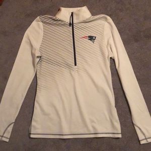 New England Patriots Quarter Zip NWOT
